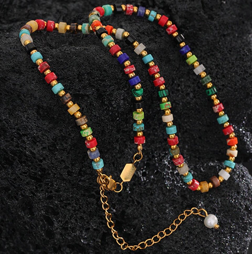 Valentina Natural Stone Necklace