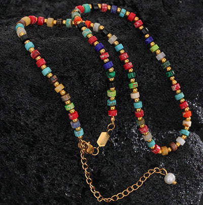 Valentina Natural Stone Necklace