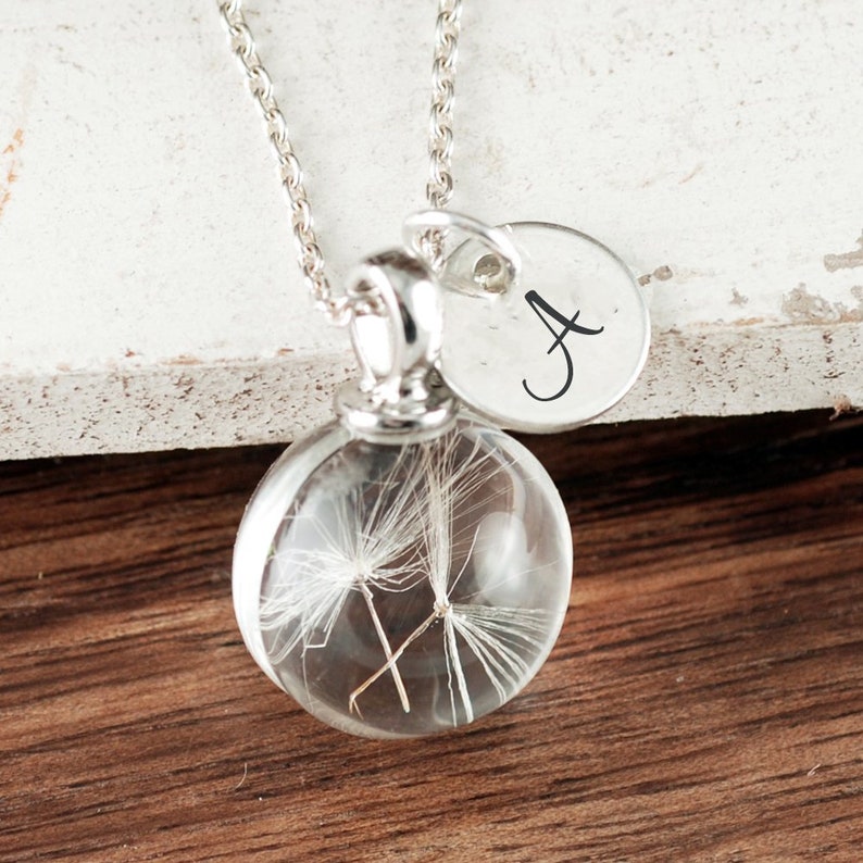 Dandelion Seed Necklace.