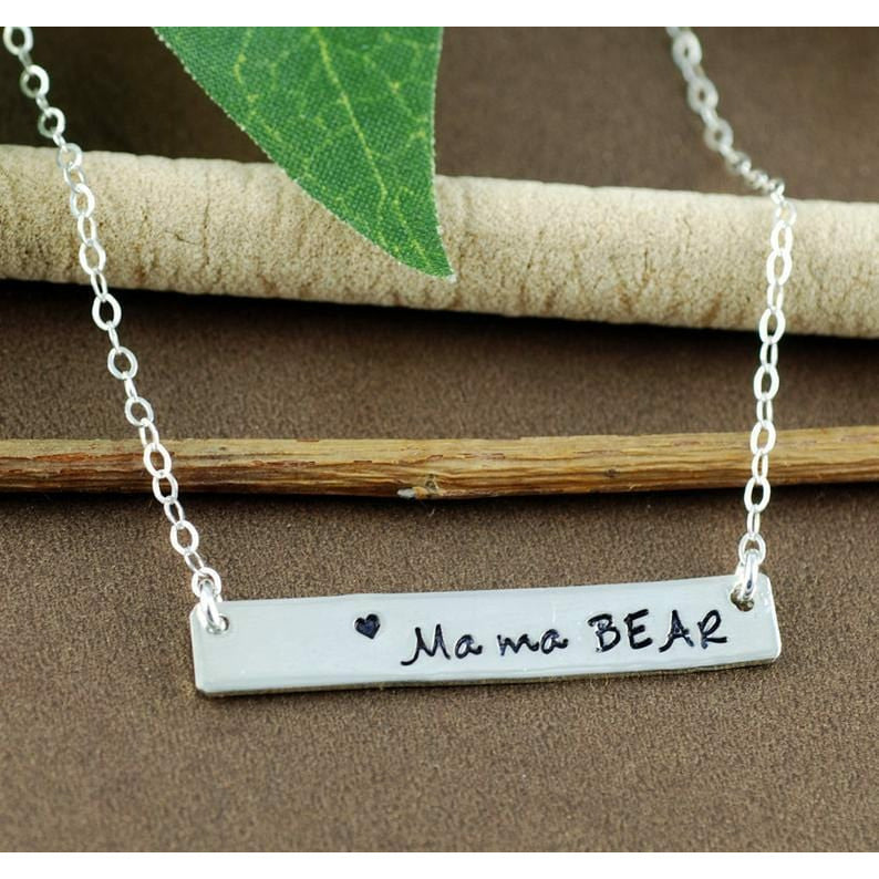 Personalized Bar Necklace.
