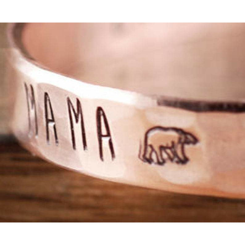Mama Bear Cuff Bracelet.