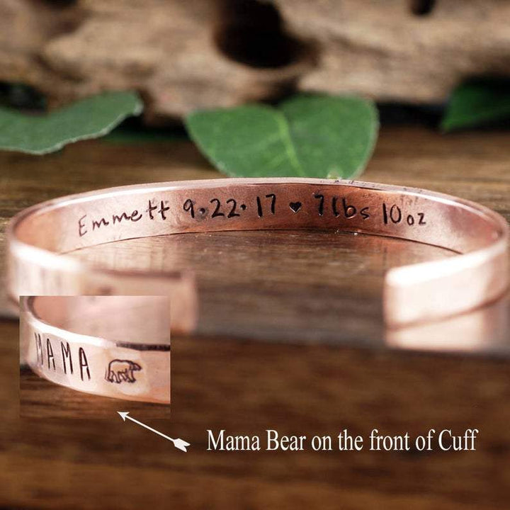 Mama Bear Cuff Bracelet.