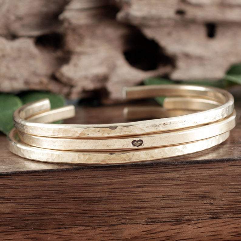 SET of Inspirational Cuff Bracelets or Just One Cuff.