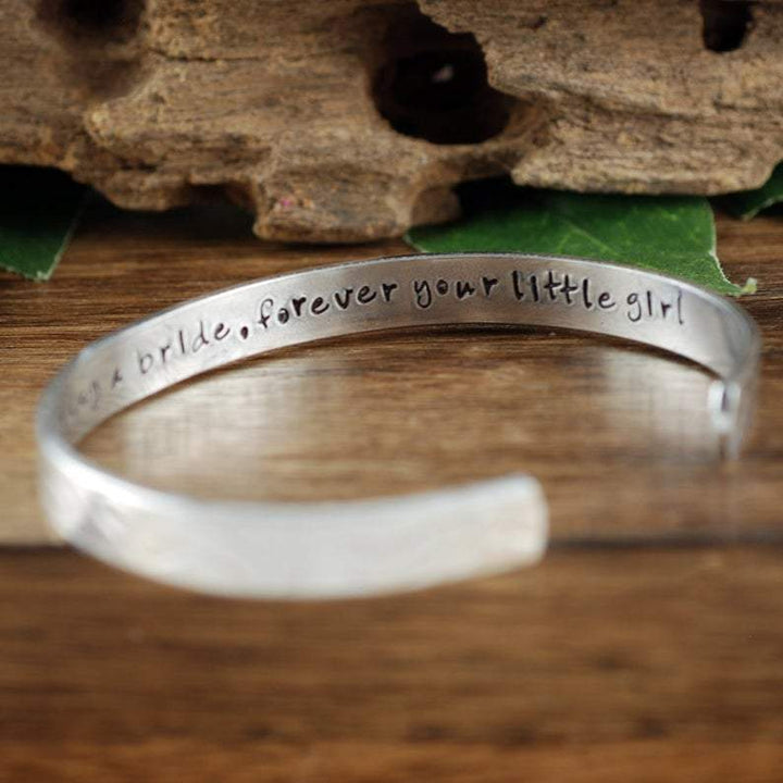 Mother of the Bride Cuff Bracelet.