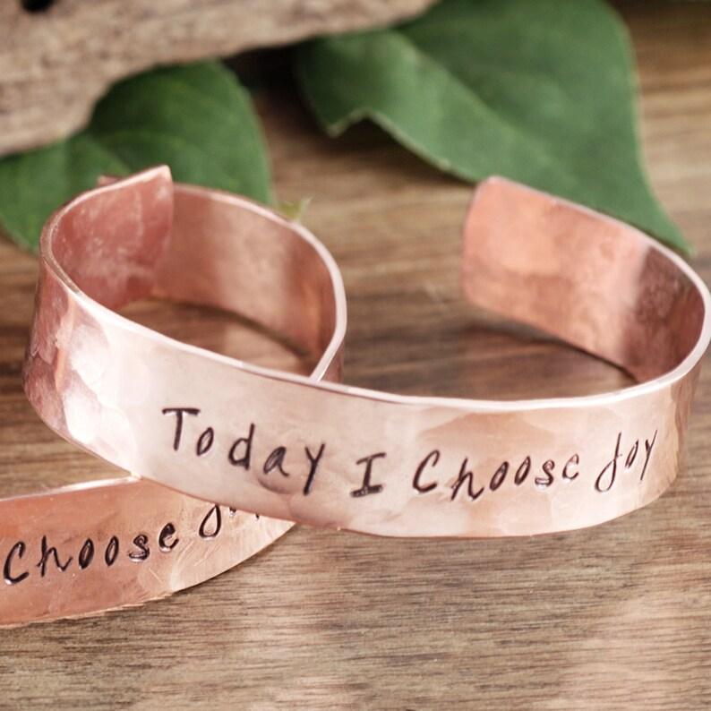 Today I Choose Joy Cuff Bracelet.