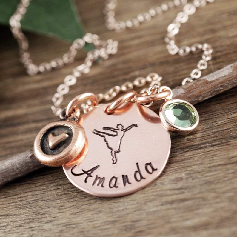 Personalized Gymnastics Necklace.