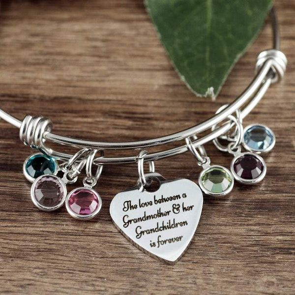 Grandchildren on sale birthstone bracelet