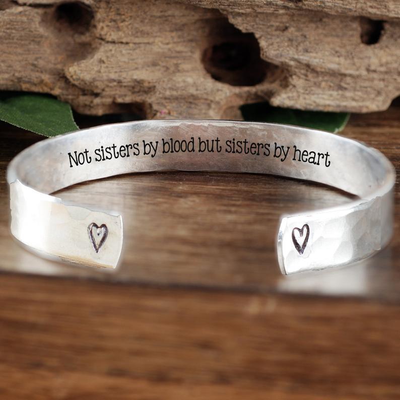 We are best friends because everyone else SUCKS - Cuff Bracelet.