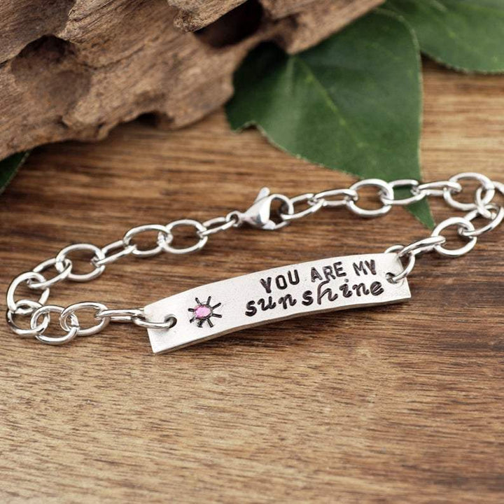You are my Sunshine Chain Link Bracelet.