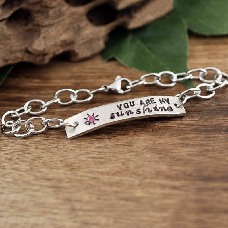 You are my Sunshine Chain Link Bracelet.