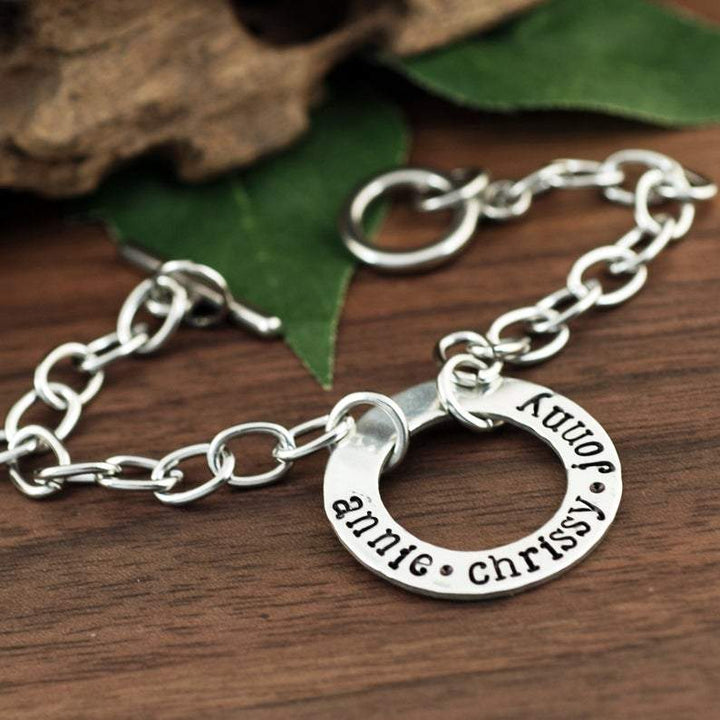 Silver Eternity Bracelet.