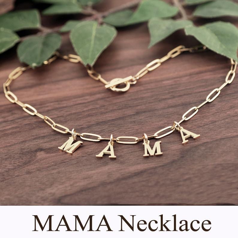 Personalized Mama Necklace.
