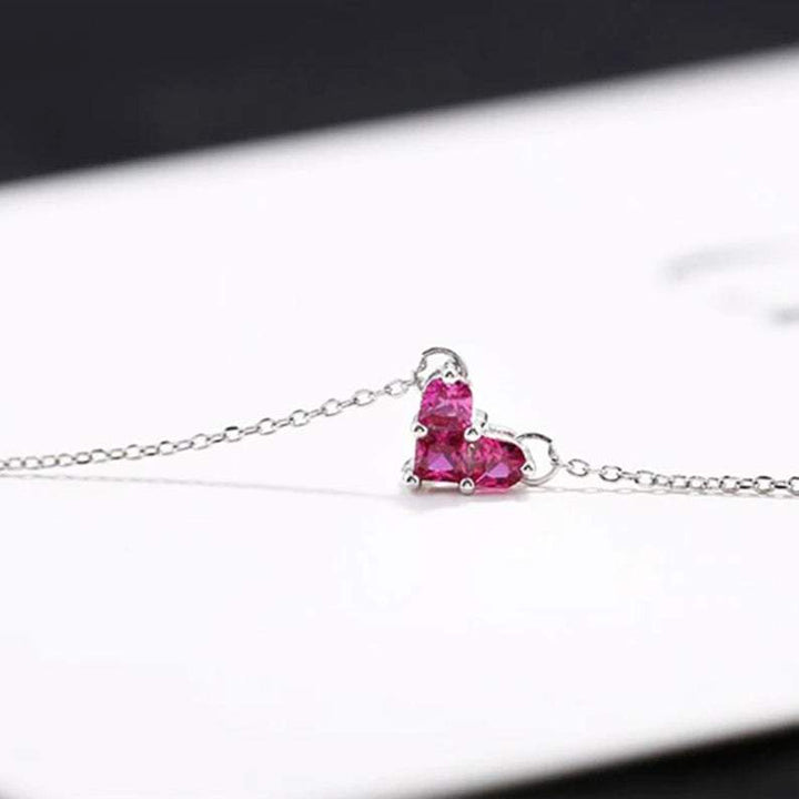 Sterling Silver Mini Heart Necklace.