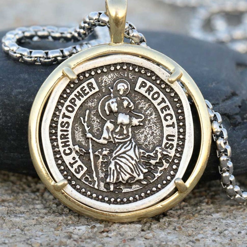St. Christopher Men's Necklace.