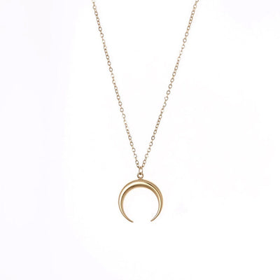 Crescent Moon Necklace.