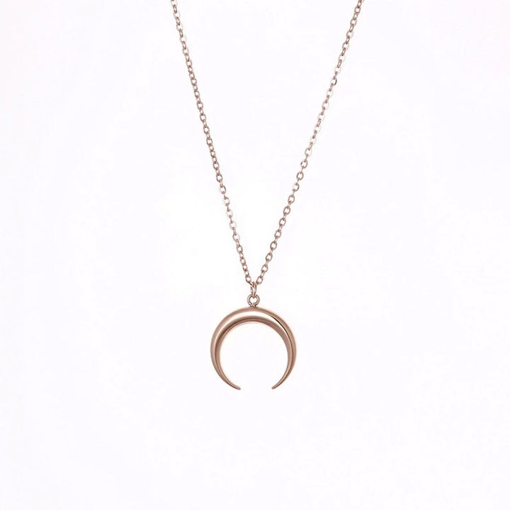 Crescent Moon Necklace.