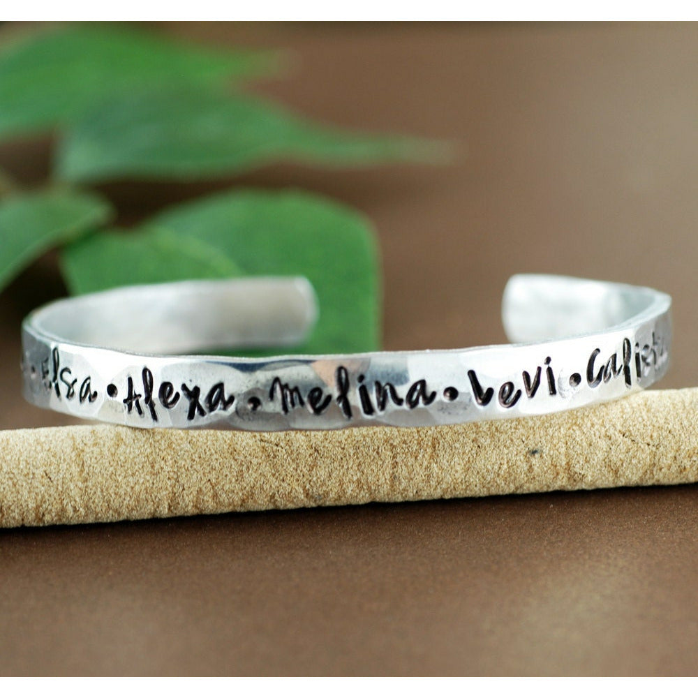 Personalized Name Cuff Bracelet.