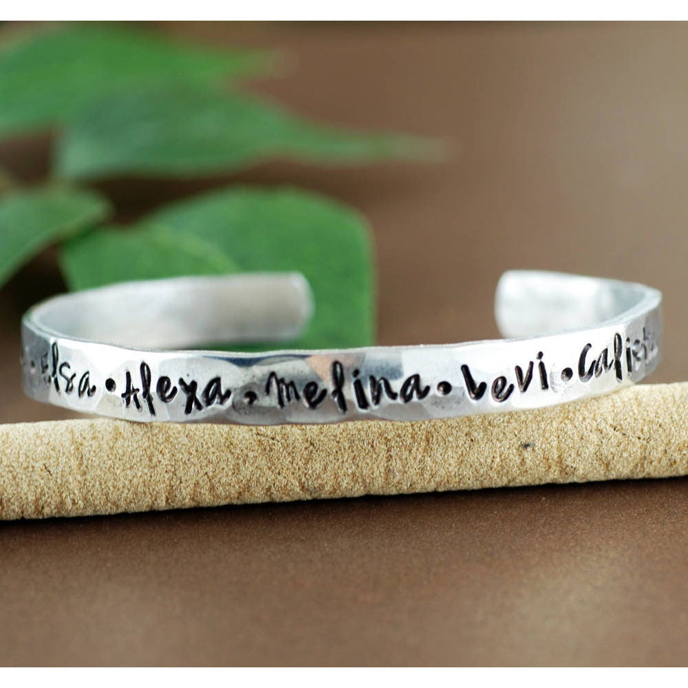 Personalized Name Cuff Bracelet.