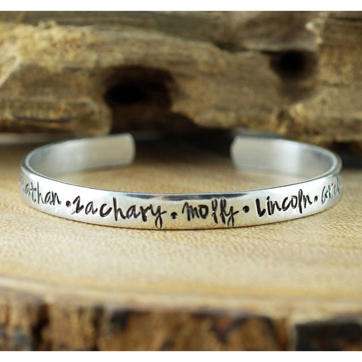 Personalized Name Cuff Bracelet.