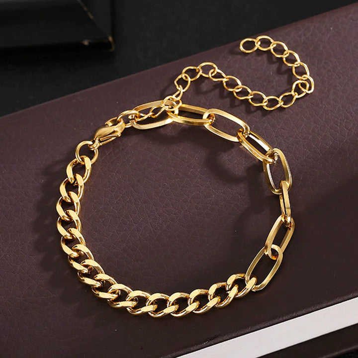 Stainless Steel Chain Link Bracelet.